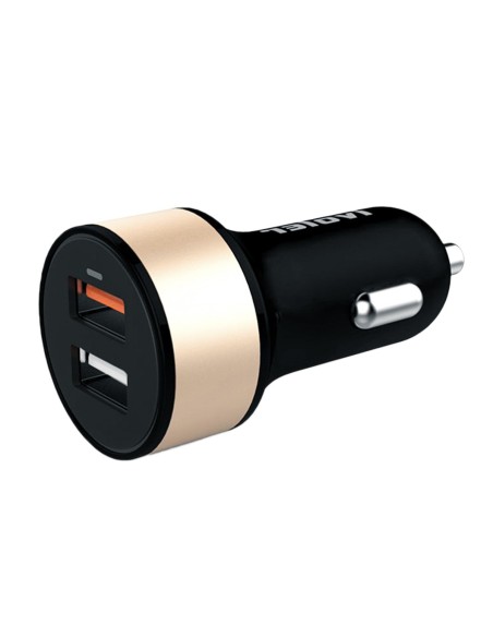 Caricabatteria Alimentatore Accendisigari Da Auto 12V Camion 24V Con Doppia Porta USB 5V 2,4A 9V 2A 12V 1,5A Ricarica Veloce