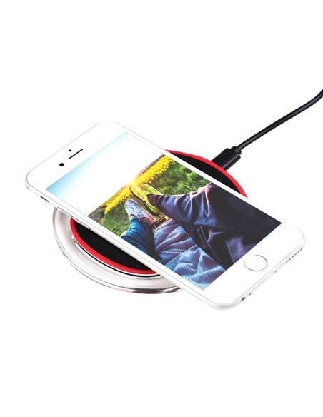 Caricabatterie Wireless Charger QI 5V 1A Cavo Micro USB Incluso