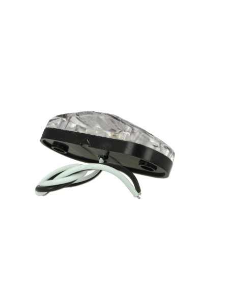 10 Pezzi Fanali Laterali Led 24V 12V Bianco Freddo Per Luci Ingombro Cortesia Targa Cupola Cappa Camion Rimorchio Caravan Furgon