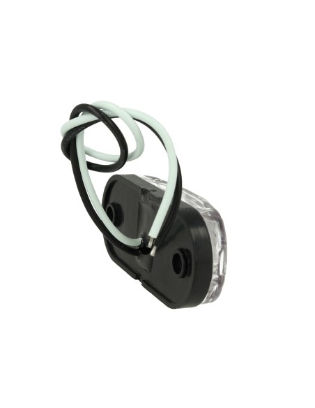10 Pezzi Fanali Laterali Led 24V 12V Bianco Freddo Per Luci Ingombro Cortesia Targa Cupola Cappa Camion Rimorchio Caravan Furgon