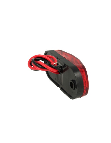 10 Pezzi Fanali Laterali Led 24V 12V Colore Rosso Per Luci Ingombro Cortesia Targa Cupola Cappa Camion Rimorchio Caravan Furgone