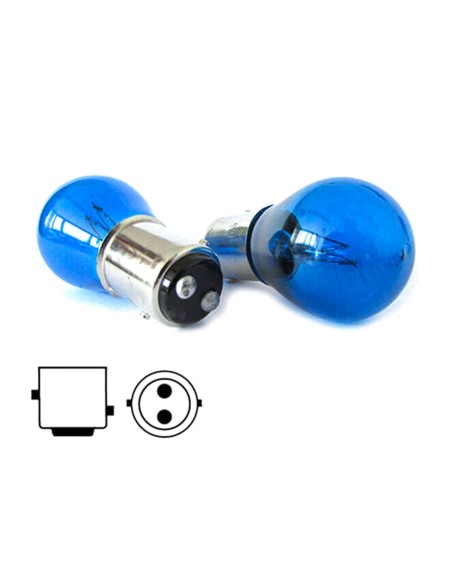 Lampada Alogena P21/5W BAY15D 12V 21/5W Colore Bianco 4200K No Errore Luce Posizione Stop