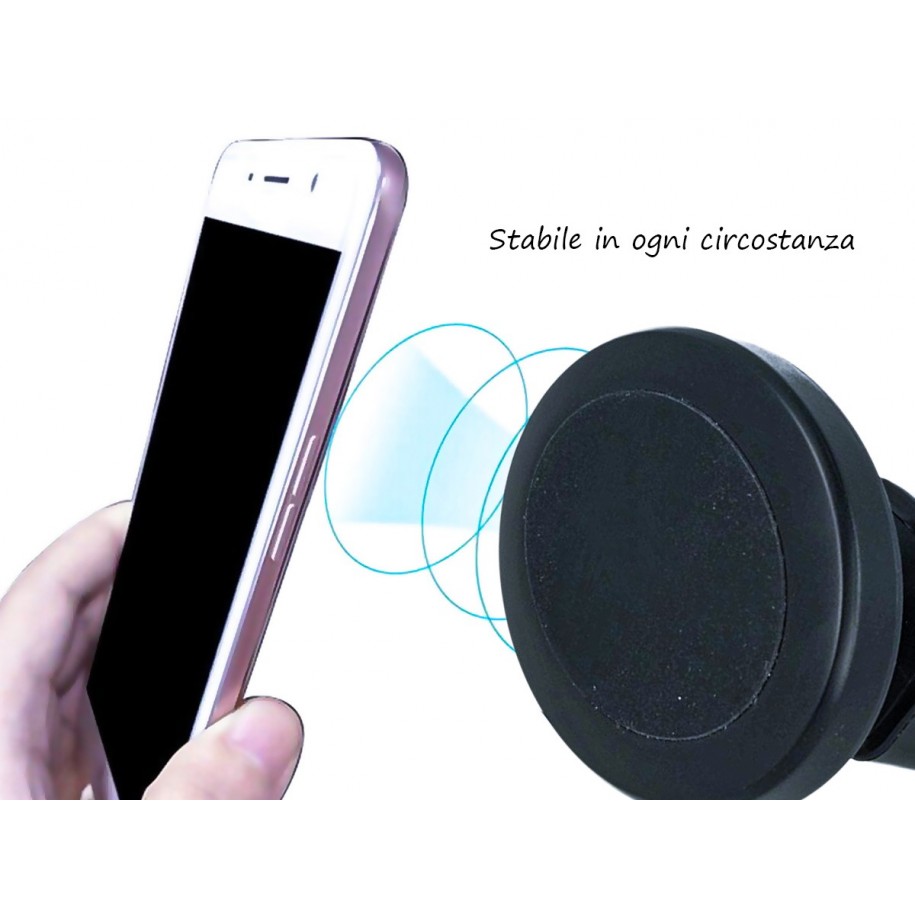 Porta Cellulare da Auto Magnetico Supporto Smartphone per Macchina  Universale Rotazione 360 Gradi