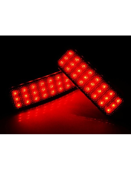 Kit 2 Fanali Posteriori A Led Nero Fume Per Ford Transit Tourneo Custom Courier