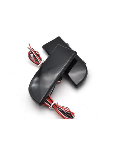 Kit 2 Fanali Posteriori A Led Nero Fume Per Mercedes Benz Sprinter Viano Sostituzione Riflettore Catarifrangente Originale