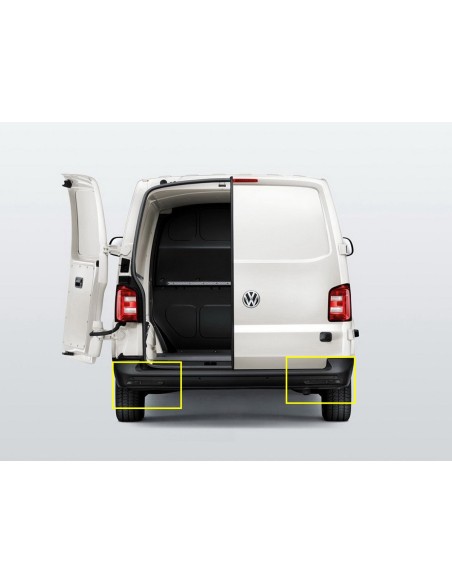 Kit 2 Fanali Posteriori A Led Nero Fume Per VW T5 Transporter Multivan 12-15 Caravelle 2014 Sostituzione Catarifrangente Riflett