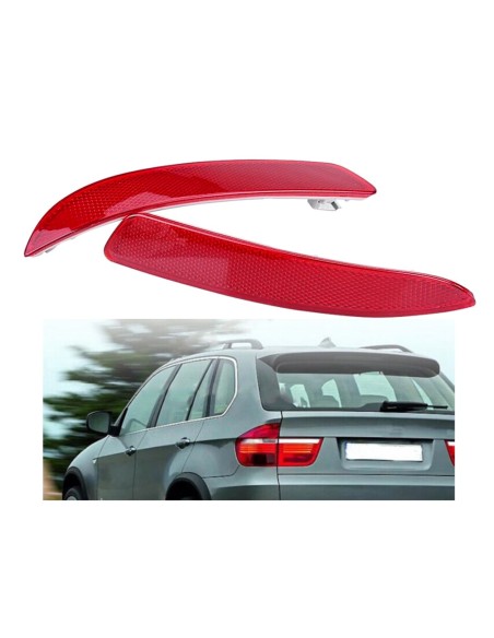 Kit 2 Fanali Posteriori A Led Rosso Per BMW E70 E71 X5 X6 Sostituzione Riflettore Catarifrangente Originale