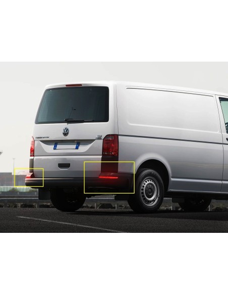 Kit 2 Fanali Posteriori A Led Rosso Per VW Multivan T5 Caravelle Transporter T6 OEM 7E0945105D