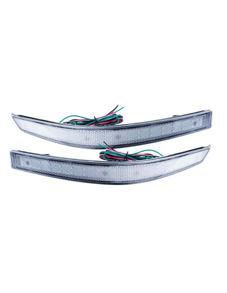Kit 2 Fanali Posteriori A Led Trasparente Con Luce Rosso Bianco Per VW Multivan T5 Caravelle Transporter T6 OEM 7E0945105D