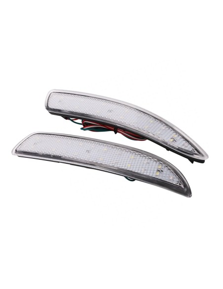 Kit 2 Fanali Posteriori A Led Trasparente Luce Bianco Rosso Per BMW E70 E71 X5 X6 2007-2013