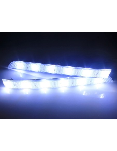 Kit 2 Fanali Posteriori A Led Trasparente Luce Rosso Bianco Per VW T5 Transporter Multivan 2012-2015 Caravelle 2014