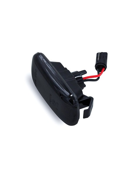 Kit Freccia Laterale a Led Side Marker Lente Nero Fume Luce Arancione Per Audi A3 S3 A4 S4 B6 B7 B8 A6 8N0949127A