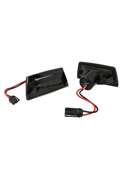 Kit Freccia Laterale a Led Side Marker Lente Nero Fume Luce Arancione Per Opel Adam Astra H J D Insignia Meriva B Zafira