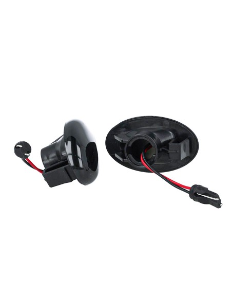 Kit Freccia Laterale a Led Side Marker Lente Nero Fume Luce Bianco Per Mercedes Benz Viano Vito W639 Classe A W168