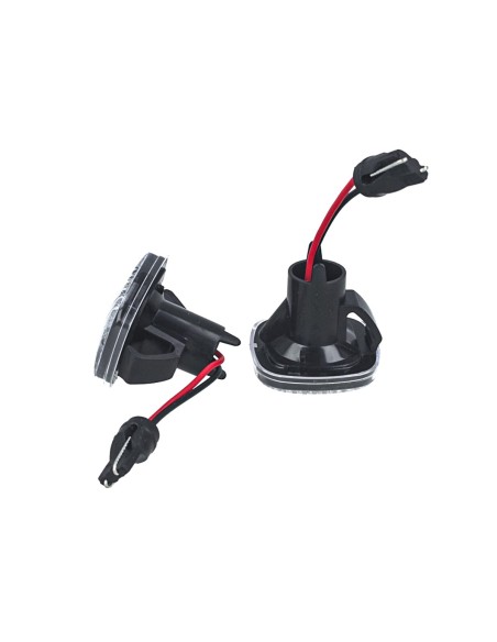 Kit Freccia Laterale a Led Side Marker Lente Trasparente Luce Arancione Per Audi A3 8L 1997-2003 A4 8D 1994-2001 OEM 185327812