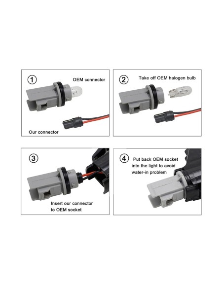 Kit Freccia Laterale a Led Side Marker Lente Trasparente Luce Arancione Per Audi A3 8L 1997-2003 A4 8D 1994-2001 OEM 185327812