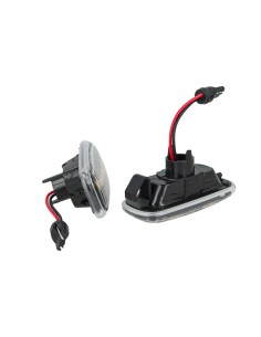Kit Freccia Laterale a Led Side Marker Lente Trasparente Luce Arancione Per Audi A3 S3 8P A4 S4 RS4 B6 B7 B8 A6 S6 RS6 C5 C7 OEM 2