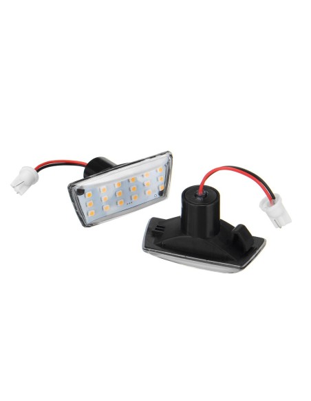 Kit Freccia Laterale a Led Side Marker Lente Trasparente Luce Arancione Per Opel Vauxhall Adam Astra H J D Insignia Meriva B Zaf
