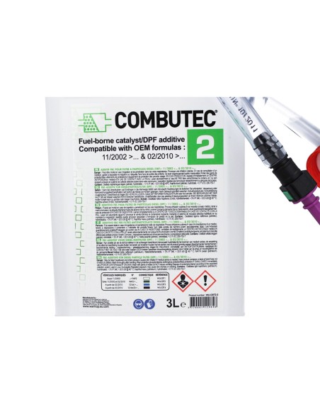 WARM UP COMBUTEC 2 CBT2-3 Cerina Additivo FBC Per FAP Filtro Antiparticolato Diesel 3 Litri