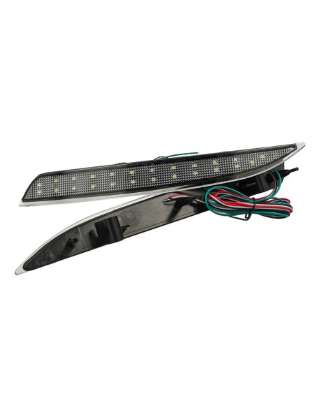 Kit 2 Fanali Posteriori A Led Trasparente Per Opel Astra J Hatch 2010-2015 OEM 13262018