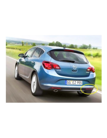 Kit 2 Fanali Posteriori A Led Trasparente Per Opel Astra J Hatch 2010-2015 OEM 13262018