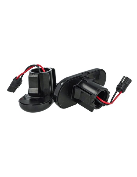 Kit Freccia Laterale a Led Side Marker Lente Nero Fume Luce Arancione Per Opel Vivaro Movano Nissan X70 7701047517 6030196E