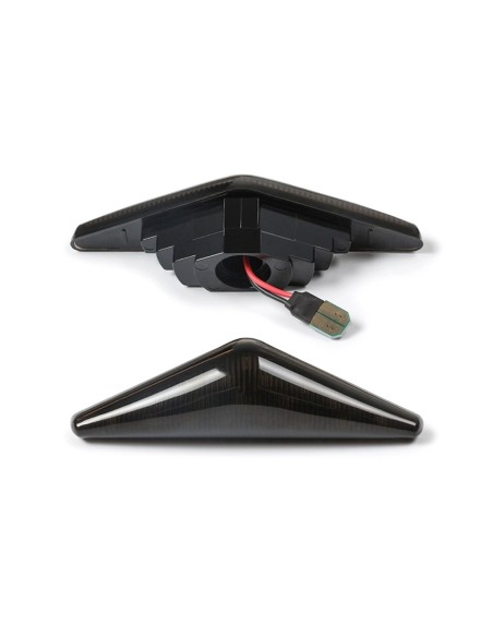 Kit Freccia Laterale a Led Side Marker Lente Nero Fume Luce Bianco Per Ford Focus MKI Mondeo MK3 OEM 1063835 1065645