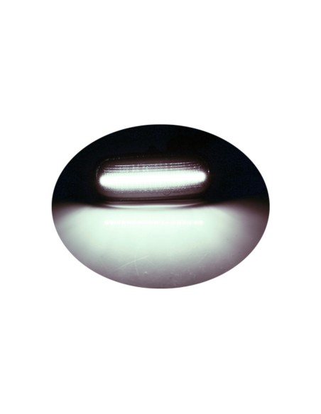Kit Freccia Laterale a Led Side Marker Lente Nero Fume Luce Bianco Per Opel Vivaro Movano Nissan Interstar X70 OEM 7701047517 60