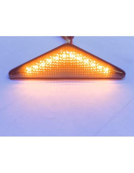 Kit Freccia Laterale a Led Side Marker Lente Trasparente Luce Arancione Per Ford Focus MKI Mondeo MK3 OEM 1063835 1065645