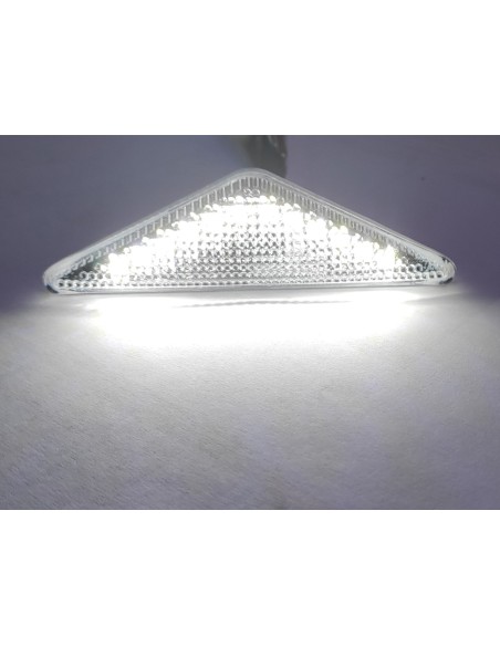 Kit Freccia Laterale a Led Side Marker Lente Trasparente Luce Bianco Per Ford Focus MKI Mondeo MK3 OEM 1063835 1065645