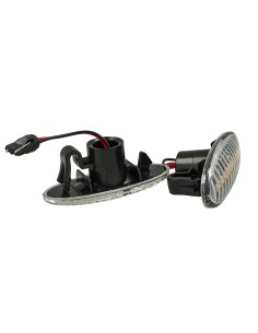 Kit Freccia Laterale a Led Side Marker Lente Trasparente Luce Bianco Per Nissan Qashqai Micra X-Trail Cube Evalia Leaf Note NP30 2