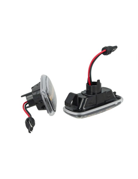 Kit Freccia Laterale a Led Side Marker Lente Trasparente Luce Bianco Per Audi A3 S3 8P A4 S4 RS4 B6 B7 B8 A6 S6 RS6 C5 C7 OEM 8N