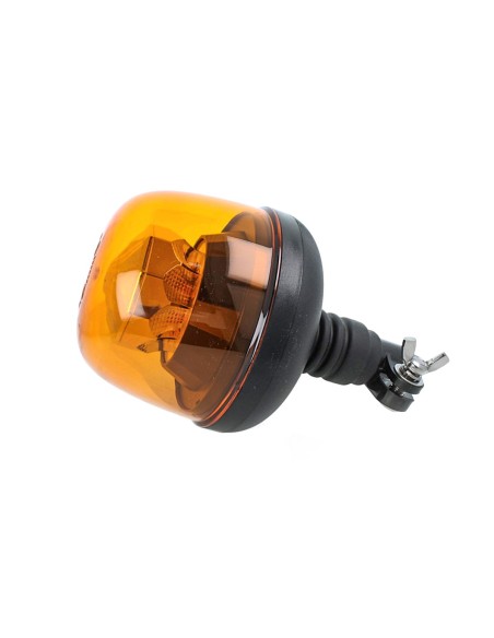 Lampada Luce Lampeggiante Led Rotante Strobo Arancione Magnetico 12V 24V Segnalazione Emergenza Per Auto Trattore Omologato E9