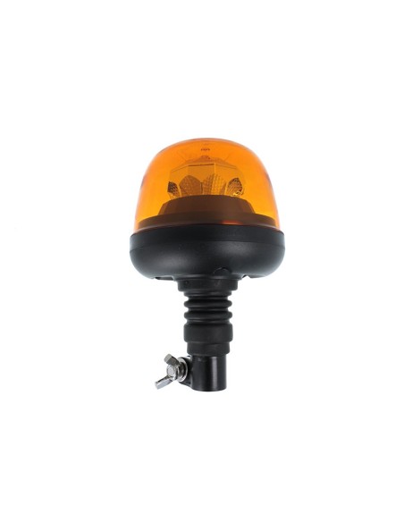 Lampada Luce Lampeggiante Led Rotante Strobo Arancione Magnetico 12V 24V Segnalazione Emergenza Per Auto Trattore Omologato E9