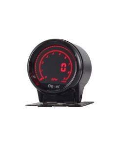 Manometro Digitale LCD Contagiri RPM Gauge 52mm 12V Auto Doppio Ingresso Alimentazione 10 Colori Remote Controllo Bottone