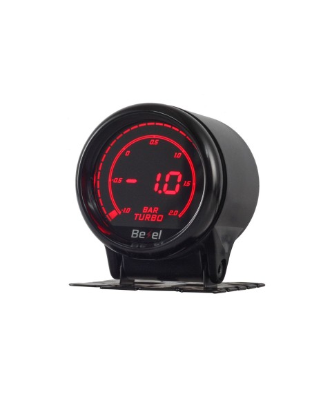 Manometro Digitale LCD Pressione Olio BAR Oil Press Gauge 52mm 12V Auto Doppio Ingresso Alimentazione 10 Colori Remote Controllo