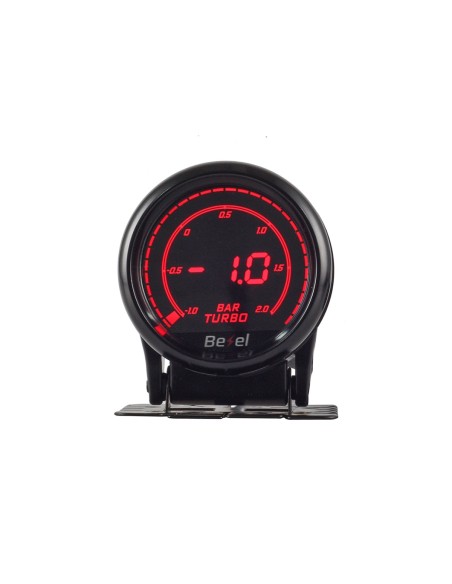 Manometro Digitale LCD Pressione Olio BAR Oil Press Gauge 52mm 12V Auto Doppio Ingresso Alimentazione 10 Colori Remote Controllo