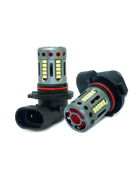 Lampada Led 9006 HB4 12V 21W Canbus Bianco Con Ventola In Testa Per Luce Fendinebbia