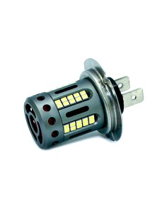 Lampada Led H7 PX26d 12V 21W Canbus Bianco Con Ventola In Testa Per Luce Fendinebbia 2