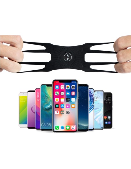 Porta Cellulare Bici Supporto Smartphone Per Manubrio Moto Monopattino Elettrico MTB Bicicletta Universale 360&deg Rotabile