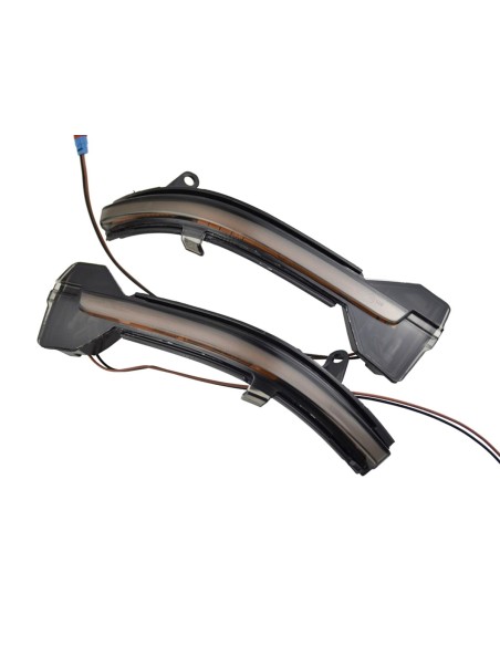 Kit Freccia Led Specchietto Retrovisore Dinamico Sequenziale BMW F10 F11 F12 F13 F06 F01 GT F07 Lente Fume Arancione