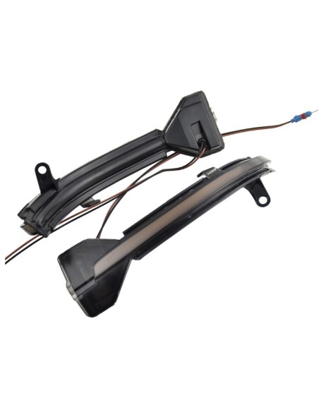 Kit Freccia Led Specchietto Retrovisore Dinamico Sequenziale BMW F10 F11 F12 F13 F06 F01 GT F07 Lente Fume Arancione