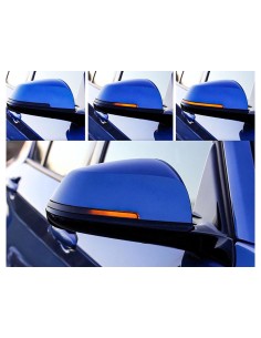 Kit Freccia Led Specchietto Retrovisore Dinamico Sequenziale BMW F20 F21 F22 F30 F31 F32 F33 F34 F35 F36 X1 E84 Lente Fume Aranc 2
