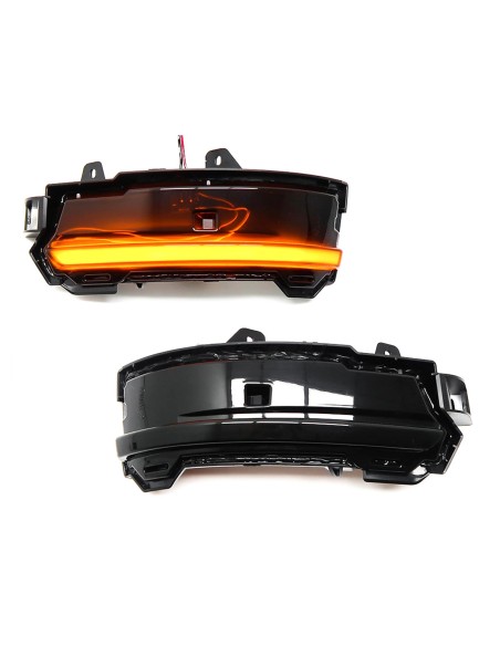 Kit Freccia Led Specchietto Retrovisore Dinamico Sequenziale Land Rover Discovery Sport Range Rover Evoque Lente Fume Arancione