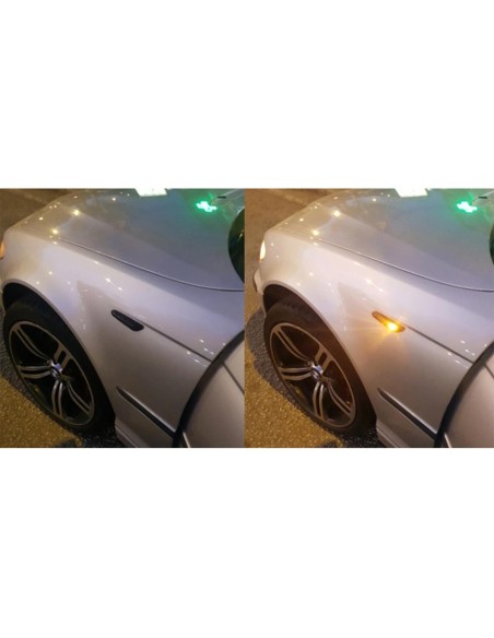 Kit Freccia Laterale a Led Side Marker Dinamica Lente Fume BMW X1 E84 X3 E83 X5 E53 E46 E36 E90 E91 E60 E61 E81 E82 E87 E88 E92 