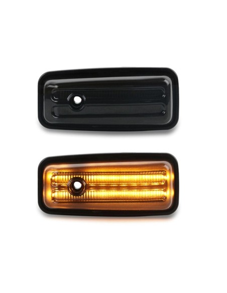 Kit Freccia Laterale a Led Side Marker Dinamica Lente Fume Mercedes Benz W463 G-CLASS 1986-2002