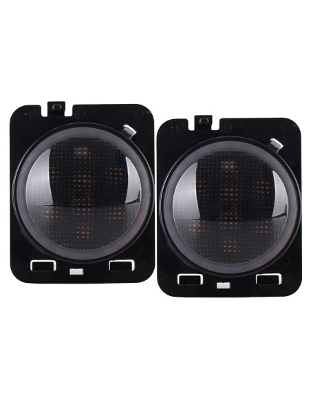 Kit Freccia Laterale a Led Side Marker Dinamica Lente Fume Jeep Wrangler JK 2007-2015