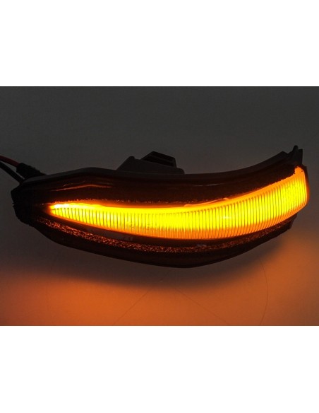 Kit Freccia Led Specchietto Retrovisore Dinamico Sequenziale Toyota RAV4 4-Runner Lente Fume Arancione