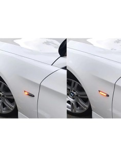 Kit Freccia Laterale a Led Side Marker Dinamica Lente Fume BMW E36 E46 E90 E91 E60 E61 X1 E84 X3 E83 X5 E53 2