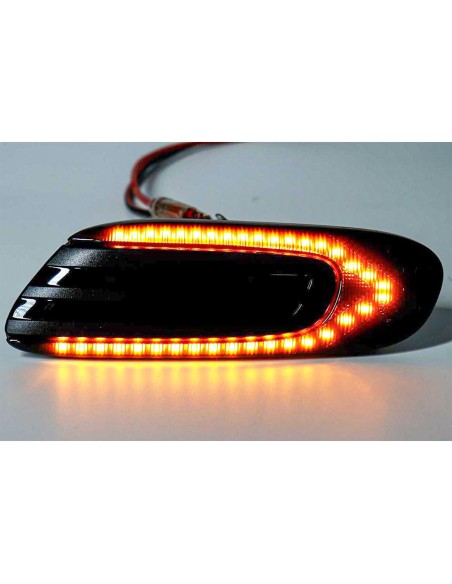 Kit Freccia Laterale a Led Side Marker Dinamica Lente Fume Mini Cooper F55 F56 F57 OEM 611890981708